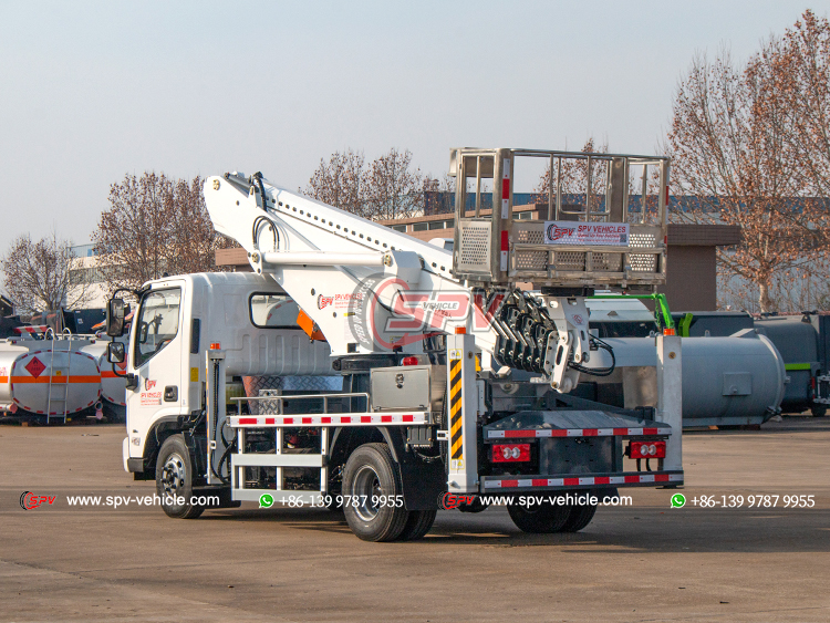 FOTON 32M Hydraulic Aerial Working Truck - Rear Left Side